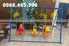 Xích đu 3 con giống, xích đu 3 chỗ ngồi, xích đu trẻ em