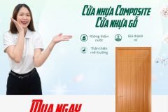 Cửa nhựa composite lựa chọn hoàn hảo cho ngôi nhà hiện đại