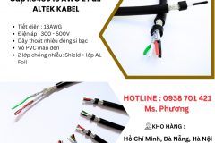 Cáp RS485 18 AWG 2 Pair ALTEK KABEL Đà Nẵng, Hà Nội, Hồ Chí Minh