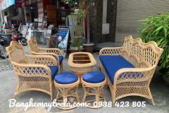 Bộ bàn ghế sofa mây phòng khách