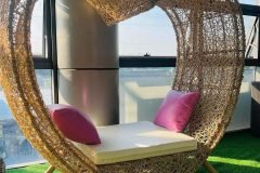 Ghế chụp hình mây tre