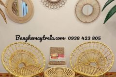 Ghế đơn mây tự nhiên phòng ngủ