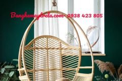 Xích đu treo trần bằng mây tự nhiên