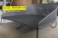 Xưởng bàn ghế nhựa giả mây, xưởng ghế hồ bơi mây nhựa