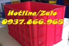 Thùng đặc cao 39, thùng nhựa, hộp nhựa đặc có nắp, thùng nhựa