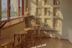 Ghế đôn mây quầy bar cao