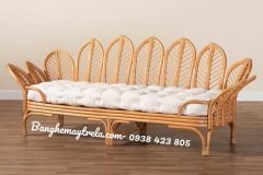 Băng ghế sofa mây cánh hoa
