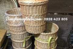 Giỏ đựng đồ mây tre trong khách sạn