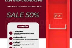 Cửa Thép Chống Cháy: Lá Chắn An Toàn Tuyệt Đối Cho Mọi Công Trình Hiện Đại