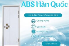 Cửa nhựa ABS Hàn Quốc: Lựa chọn tinh tế cho không gian kiến trúc hiện đại