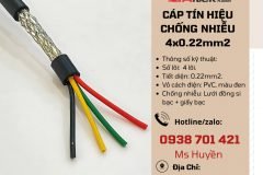 Cáp Tín Hiệu Chống Nhiễu 4×0.22mm