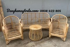 Bàn ghế sofa mây phòng khách hiện đại HCM