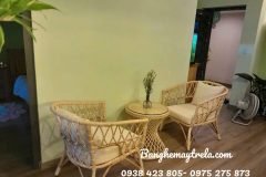Ghế sofa đơn mây vuông phòng khách