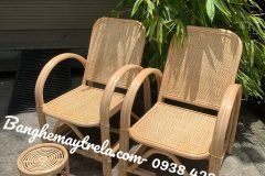 Ghế đơn mây tự nhiên lưới đan kín