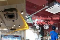 Lắp máy lạnh âm trần 4 ngựa cho nhà hàng khách sạn trường học giá rẻ