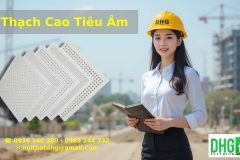 THẠCH CAO TIÊU ÂM – GIẢI PHÁP TIÊU ÂM HIỆU QUẢ CHO KHÔNG GIAN HIỆN ĐẠI