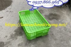 Rổ nhựa công nghiệp giá tốt, sọt nhựa rỗng, khay nhựa cao 10, khay nhựa hở tại H