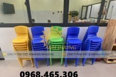 Bàn nhựa mầm non, ghế nhựa đúc mầm non