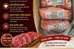Thịt thăn đùi trâu M44 – Dễ chế biến, giữ trọn dinh dưỡng