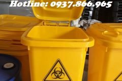 Thung rac 60l đap chan, Địa chỉ uy tín cung cấp thùng rác các loại, bán