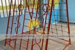 Thang leo sắt trẻ em, thang leo thể chất mầm non, thang leo dây trẻ em