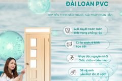 Cửa nhựa Đài Loan PVC: Giải pháp tối ưu và tiết kiệm cho ngôi nhà hiện đại