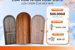 Xu hướng thiết kế mới với cửa vòm nhựa Composite: Đẹp, bền và tối ưu chi phí