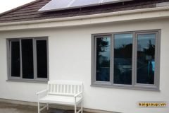 Thiết kế cửa sổ mở trượt kết hợp khung nhôm Xingfa