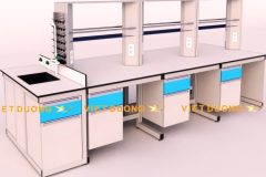 Bàn thí nghiệm trung tâm phòng lab, Central Lab Bench Nhà thầu chuyên nghiệp