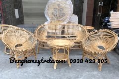 Bàn ghế mây sen