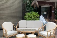 Sofa mây phòng khách đơn giản hiện đại