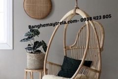 Ghế xích đu mây tre đan tự nhiên