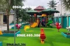 Thú nhún lò xo trẻ em, đu quay con ngựa khu vui chơi trẻ em