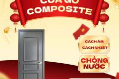 Cửa gỗ composite: Giải pháp hoàn mỹ cho không gian sống hiện đại