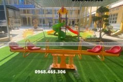 Bập bênh mầm non, bập bênh lò xo mầm non, bập bênh sắt trẻ em