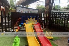 Cầu trượt khu vui chơi trẻ em, cầu trượt xích đu trẻ em