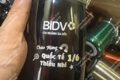 Bình giữ nhiệt khắc laser - món quà 1/6 ý nghĩa cho các bé