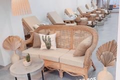 Salon mây tự nhiên phòng khách