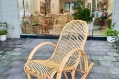 Ghế bập bênh mây tre đan tự nhiên