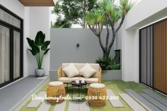 Bàn ghế mây nhựa ngoài trời giá rẻ