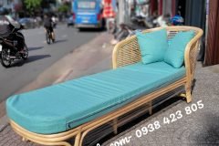 Ghế mây nằm thư giãn dáng dài