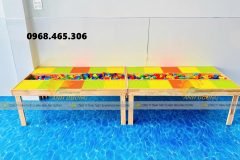 Bàn lego trẻ em, bàn xếp lego cho bé