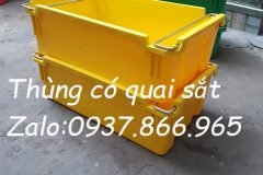 Tại Long Biên bán thùng đặc có quai sắt, thùng nhựa đặc, khay cơ khí