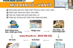 Phần mềm quản lý kinh doanh gỗ, nguyên liệu ván ép