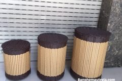 Giỏ đựng đồ nhựa giả mây