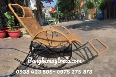 Ghế bập bênh thư giãn mây nhựa