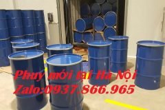 bán thùng phuy làm bàn trang trí, phuy cũ độ mới 80%, phuy nắp mở, thùng phuy, p