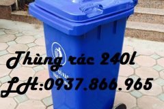 Thùng gom rác khu dân cư, thùng rác công nghiệp, thùng rác nhựa HPDE