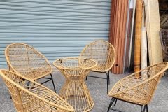 Bàn ghế ban công mây nhựa