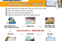 Phần mềm quản lý kinh doanh & kho Gỗ – Ván Ép – Pallet